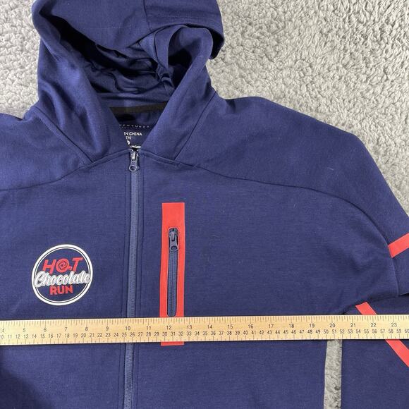 Ventures Endurance Hoodie Men's Small Jacket Hooded Hot Chocolate Run Full Zip - Picture 7 of 9